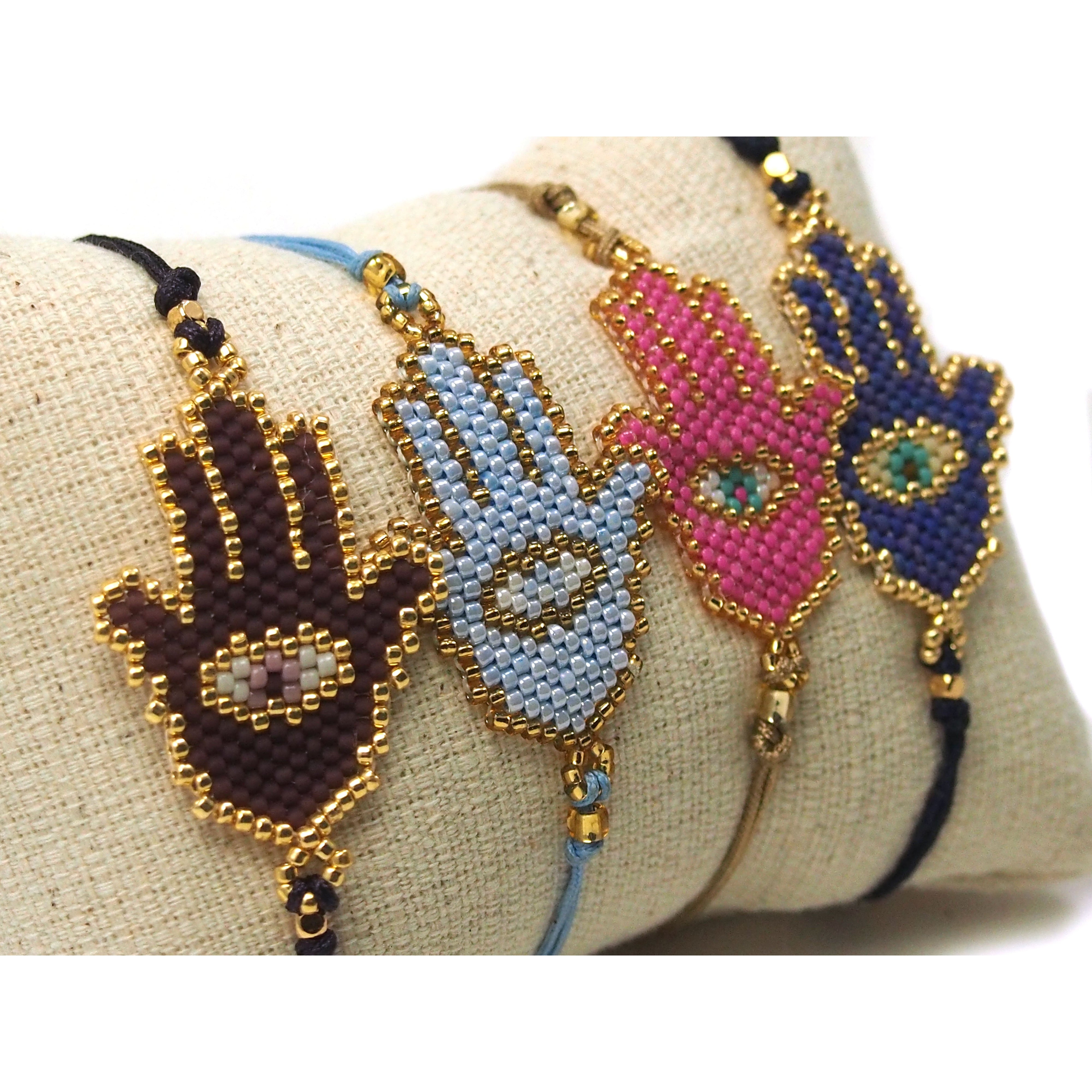 Buy Online Hamsa Hand Rudraksha Beads Bracelet For Men | jewellery for men  | menjewell.com